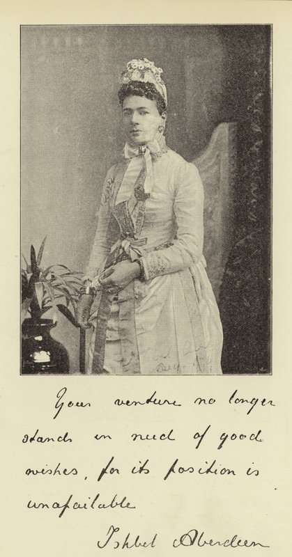 The Countess of Aberdeen by English Photographer