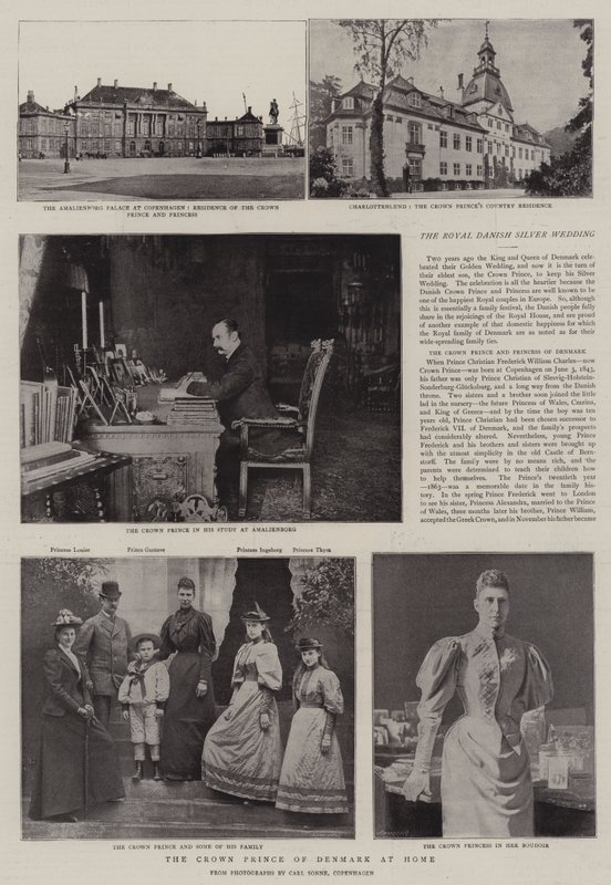 The Crown Prince of Denmark at Home by English Photographer