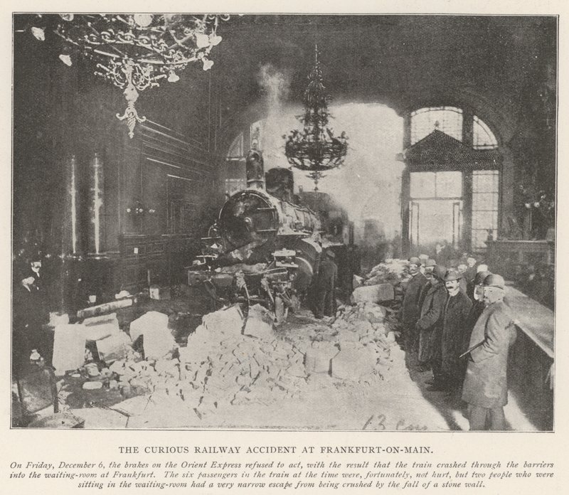 The Curious Railway Accident at Frankfurt-on-Main by English Photographer