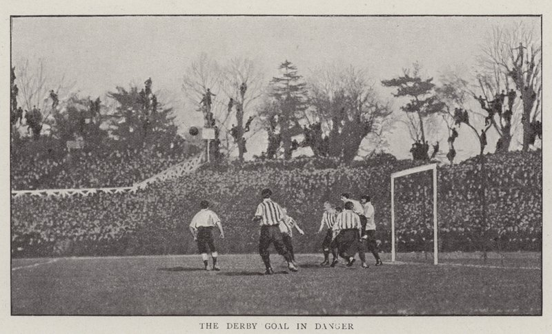 The Derby Goal in Danger by English Photographer