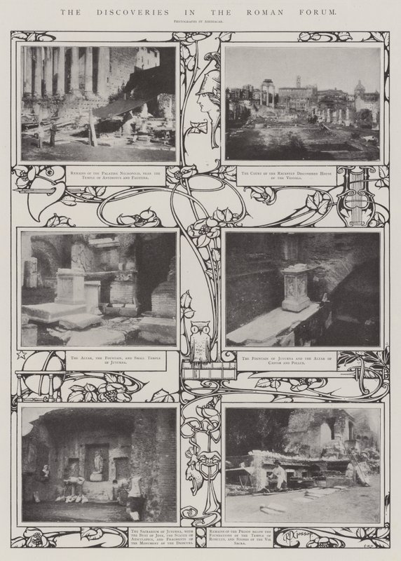 The Discoveries in the Roman Forum by English Photographer