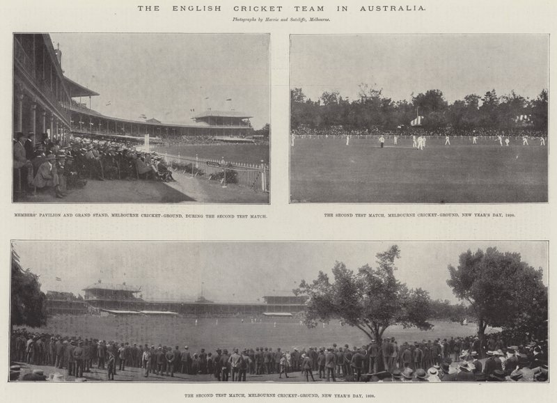 The English Cricket Team in Australia by English Photographer