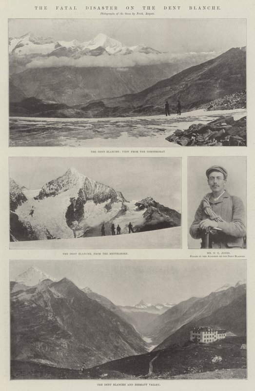 The Fatal Disaster on the Dent Blanche by English Photographer