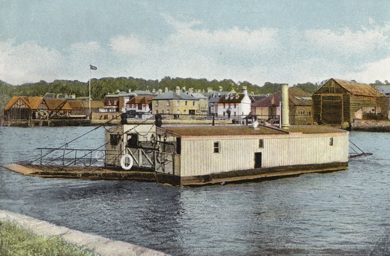 The Floating Bridge, Cowes by English Photographer