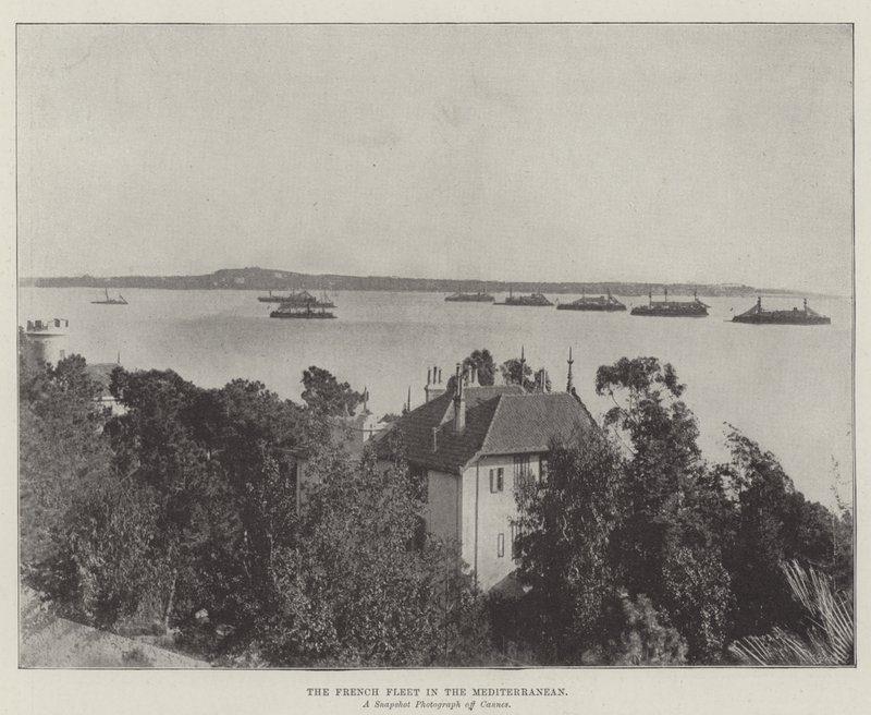 The French Fleet in the Mediterranean by English Photographer