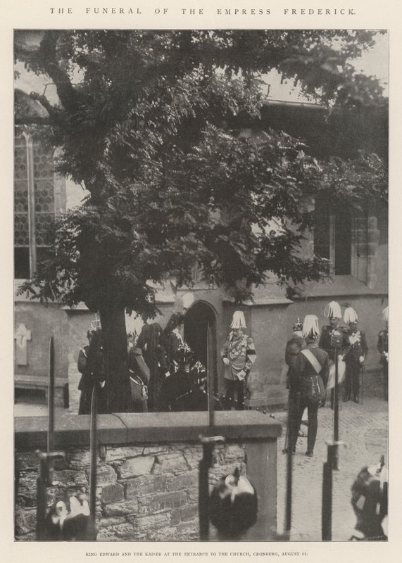The Funeral of the Empress Frederick by English Photographer