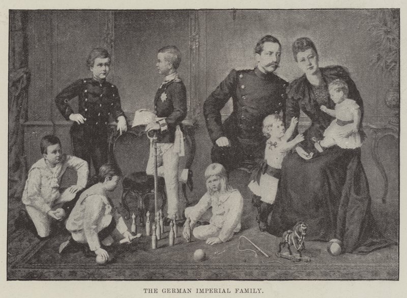 The German Imperial Family by English Photographer