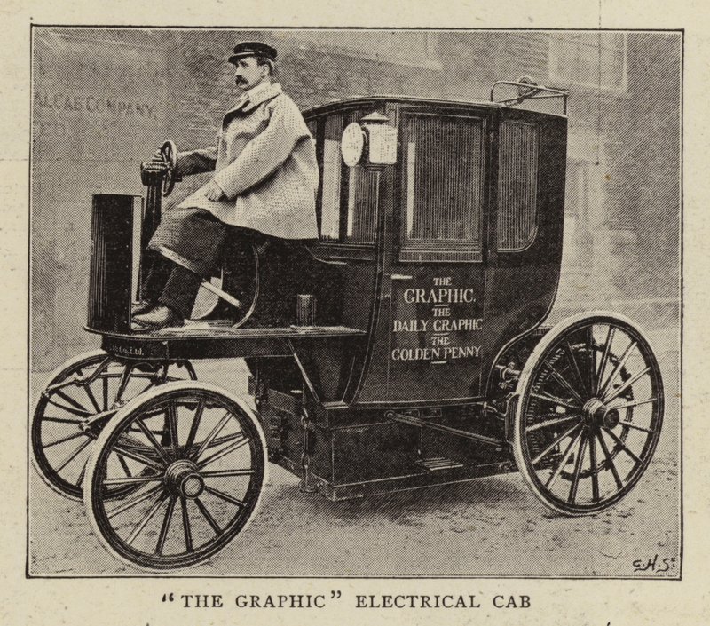 The Graphic Electrical Cab by English Photographer