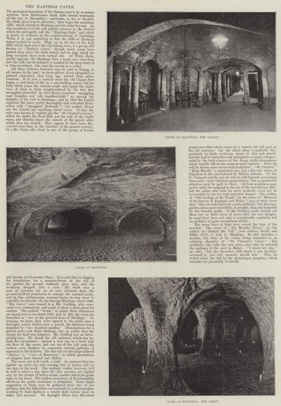 The Hastings Caves by English Photographer