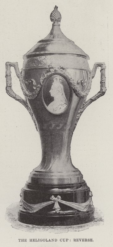 The Heligoland Cup, Reverse by English Photographer