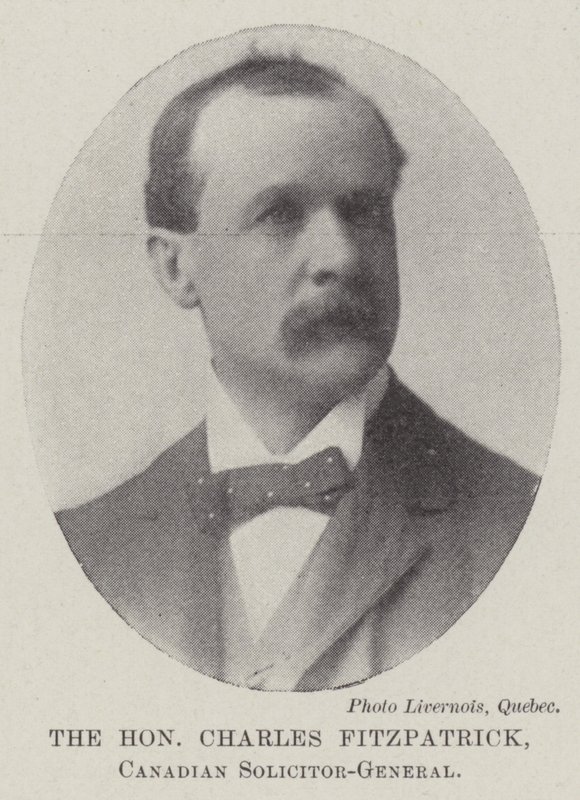 The Honourable Charles Fitzpatrick, Canadian Solicitor-General by English Photographer
