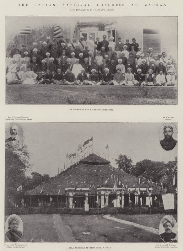 The Indian National Congress at Madras by English Photographer