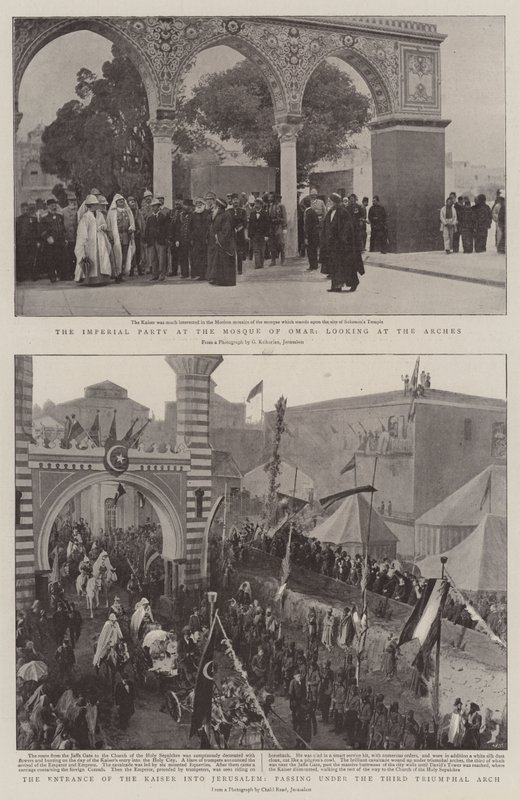 The Kaiser in the Holy Land by English Photographer