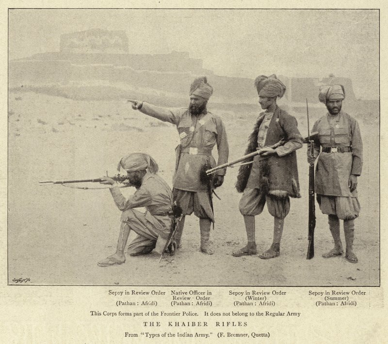 The Khaiber Rifles by English Photographer