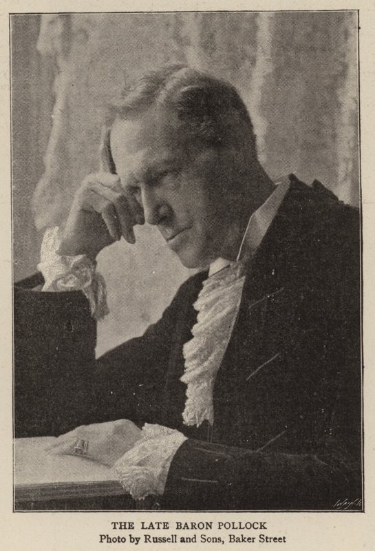 The Late Baron Pollock by English Photographer