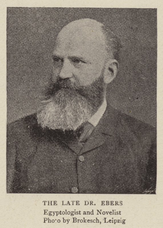 The Late Dr Ebers by English Photographer