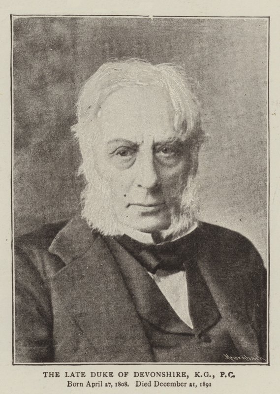 The Late Duke of Devonshire, KG, PC by English Photographer
