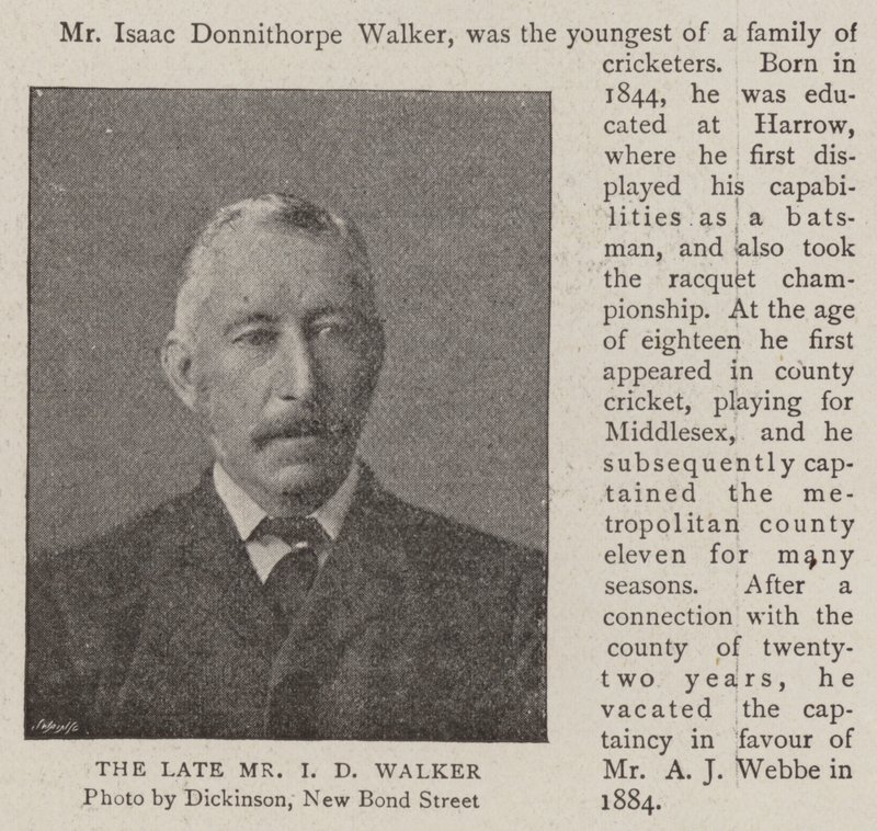 The Late Mr I D Walker by English Photographer
