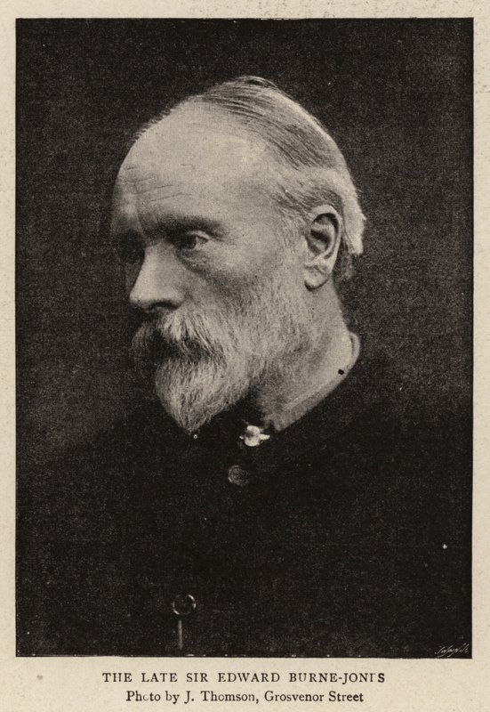 The Late Sir Edward Burne-Jones by English Photographer