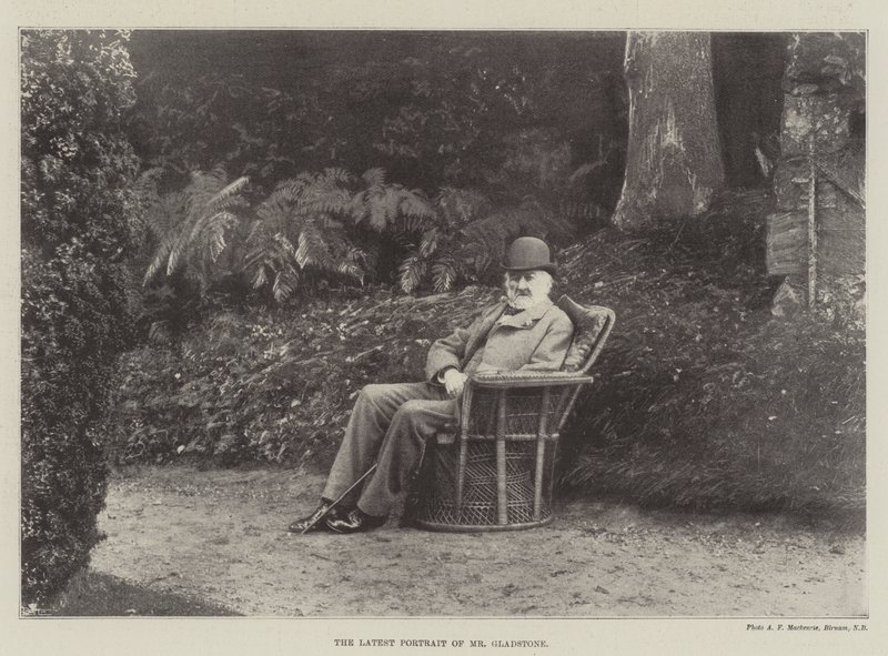 The Latest Portrait of Mr Gladstone by English Photographer