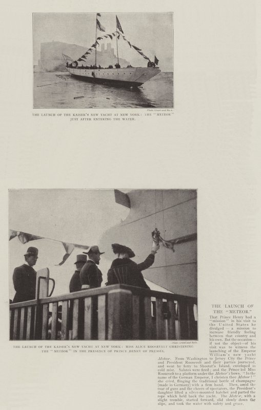 The Launch of the Meteor by English Photographer