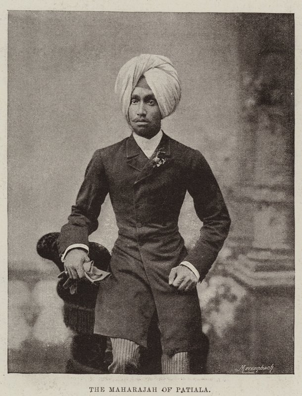 The Maharajah of Patiala by English Photographer