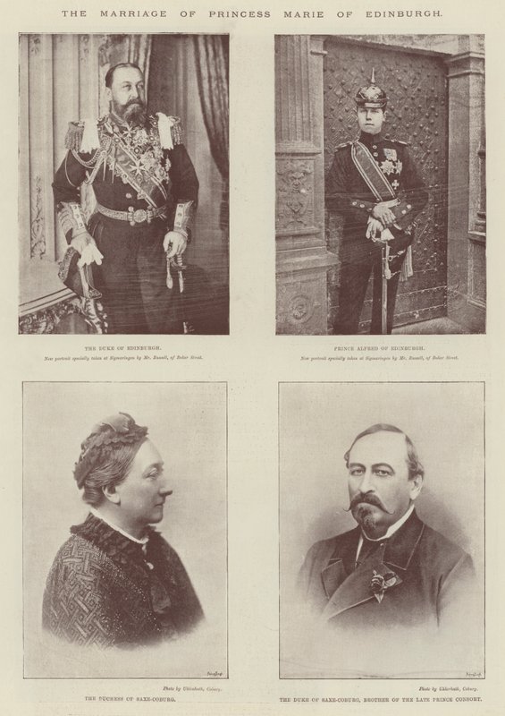The Marriage of Princess Marie of Edinburgh by English Photographer
