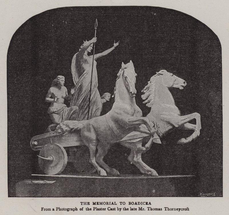 The Memorial to Boadicea by English Photographer