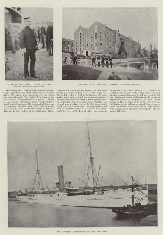 The Mobilisation at Southampton by English Photographer