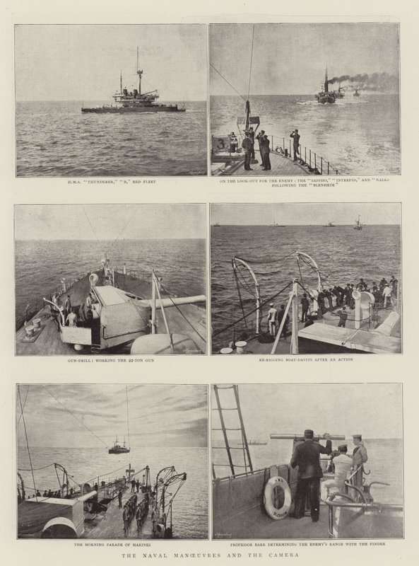 The Naval Manoeuvres and the Camera by English Photographer