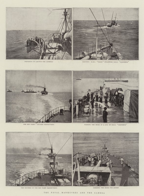 The Naval Manoeuvres and the Camera by English Photographer