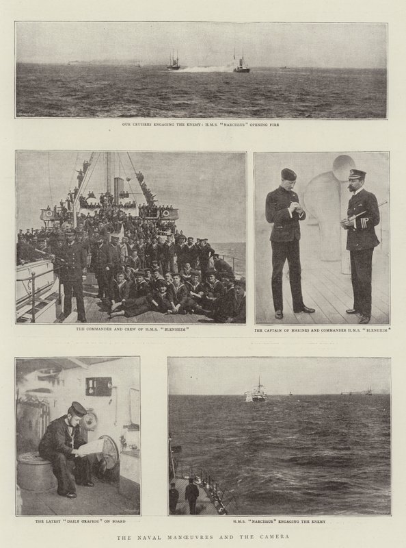 The Naval Manoeuvres and the Camera by English Photographer
