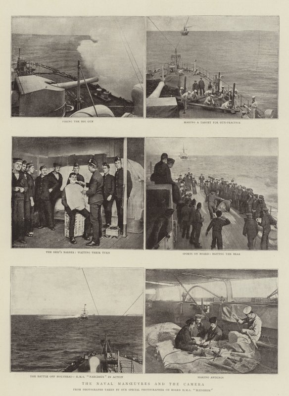 The Naval Manoeuvres and the Camera by English Photographer