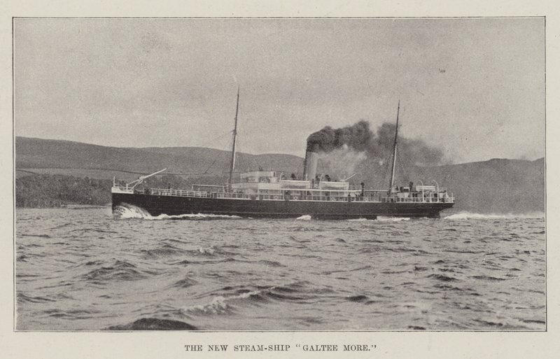 The New Steam-Ship Galtee More by English Photographer