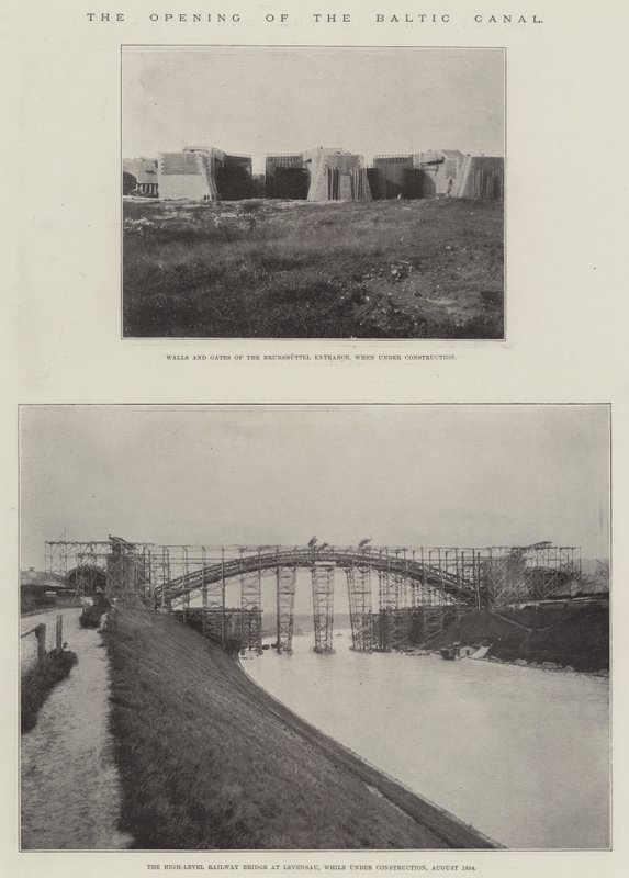 The Opening of the Baltic Canal by English Photographer