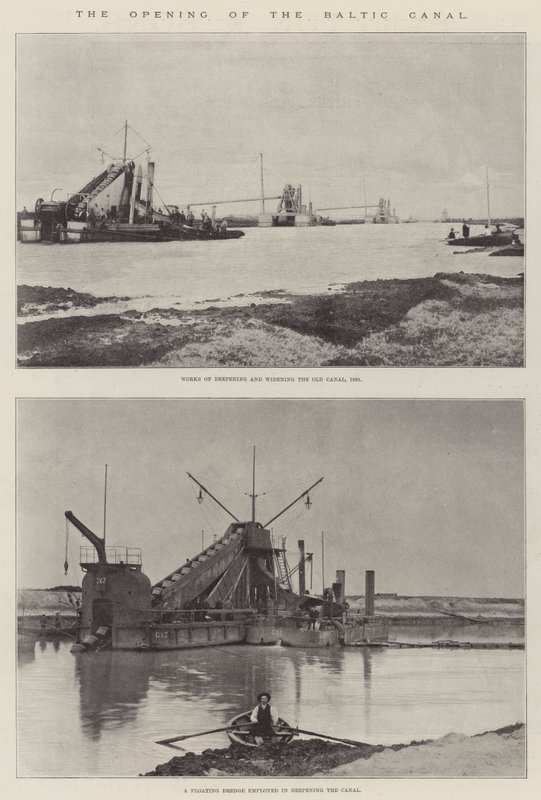 The Opening of the Baltic Canal by English Photographer