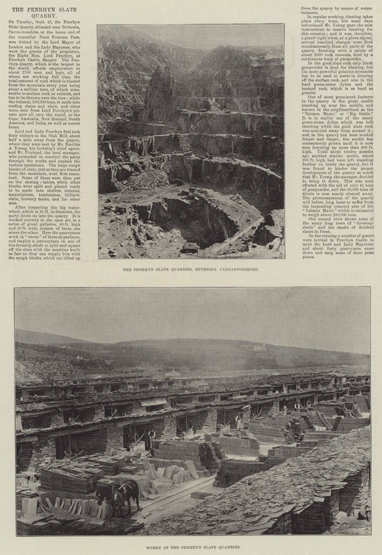The Penrhyn Slate Quarry by English Photographer