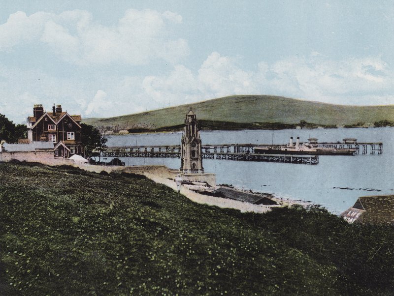 The Pier and Clock Tower, Swanage by English Photographer