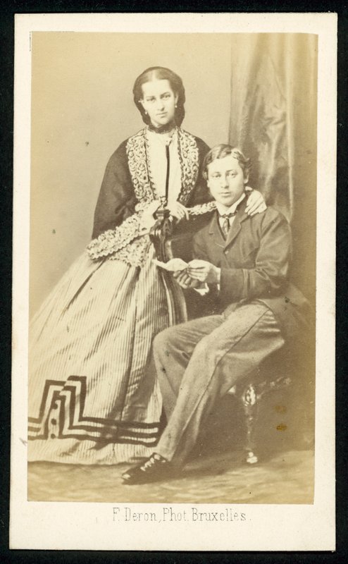 The Prince and Princess of Wales by English Photographer