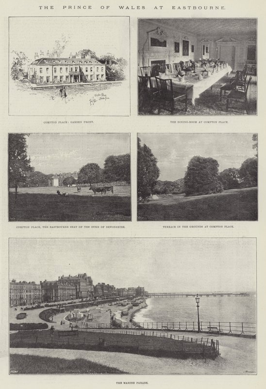 The Prince of Wales at Eastbourne by English Photographer