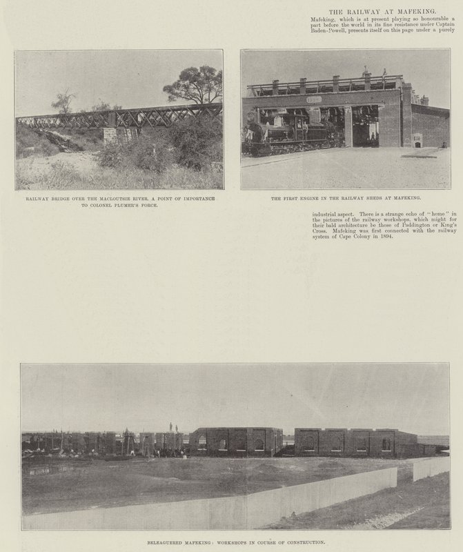 The Railway at Mafeking by English Photographer