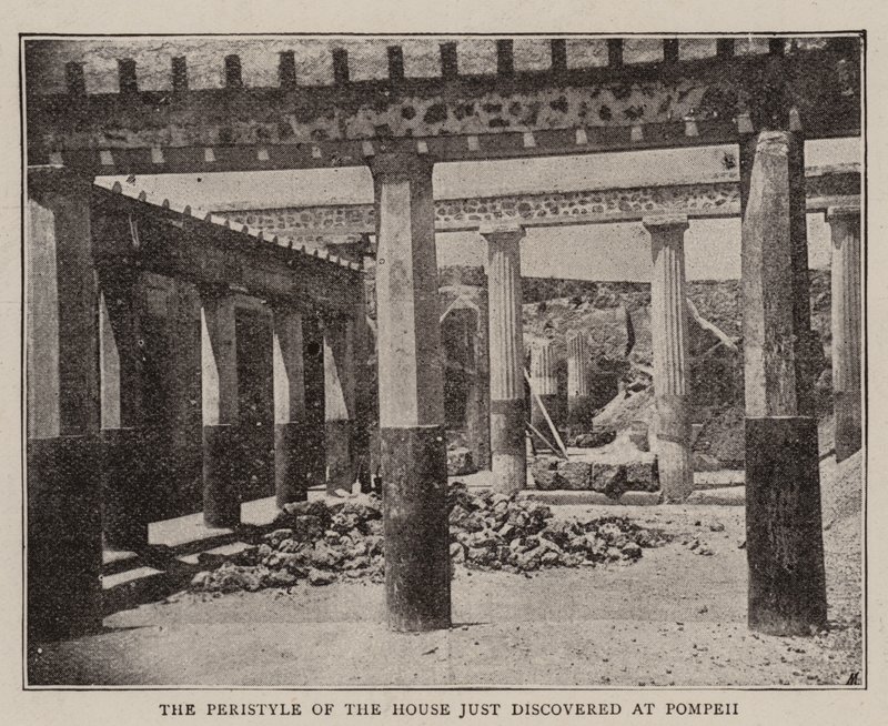 The Recent Discoveries at Pompeii by English Photographer