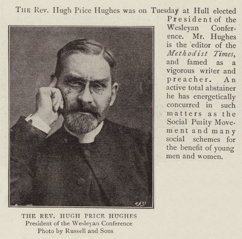 The Reverend Hugh Price Hughes by English Photographer