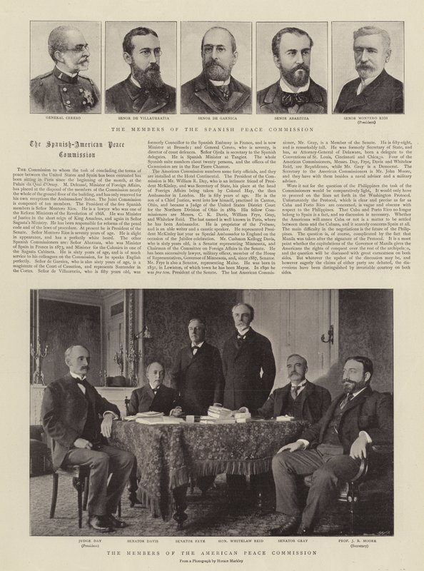 The Spanish-American Peace Commission by English Photographer