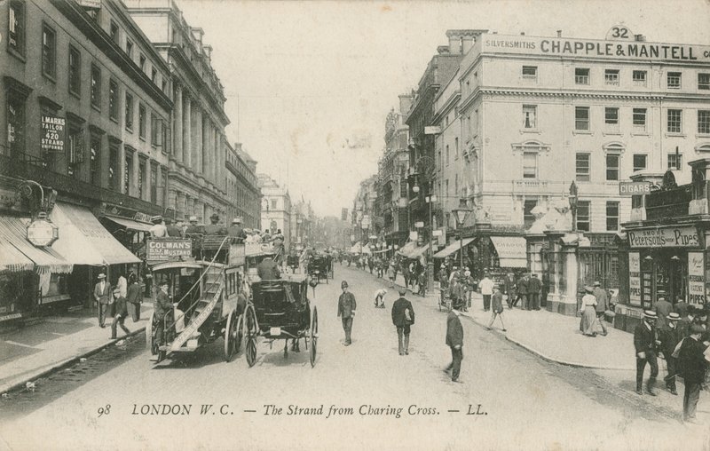 The Strand from Charing Cross, London by English Photographer