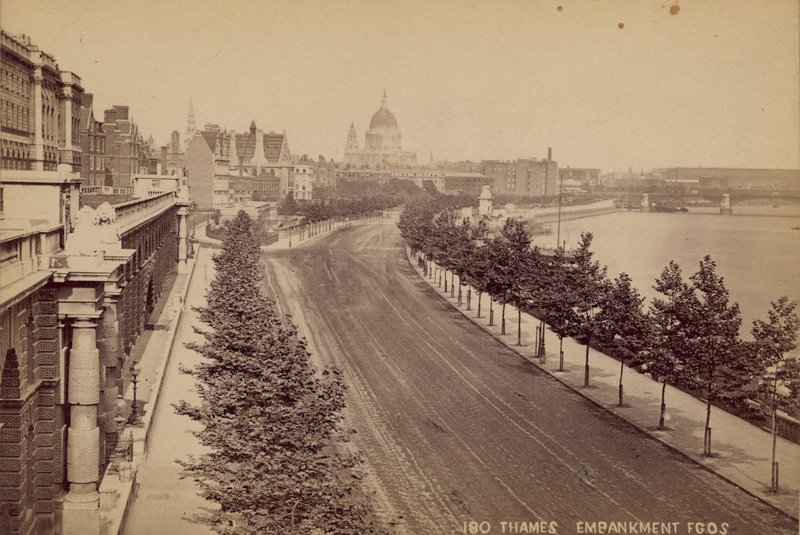 The Thames Embankment, London by English Photographer