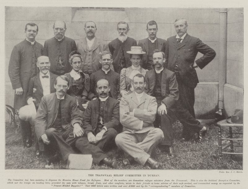 The Transvaal Relief Committee in Durban by English Photographer