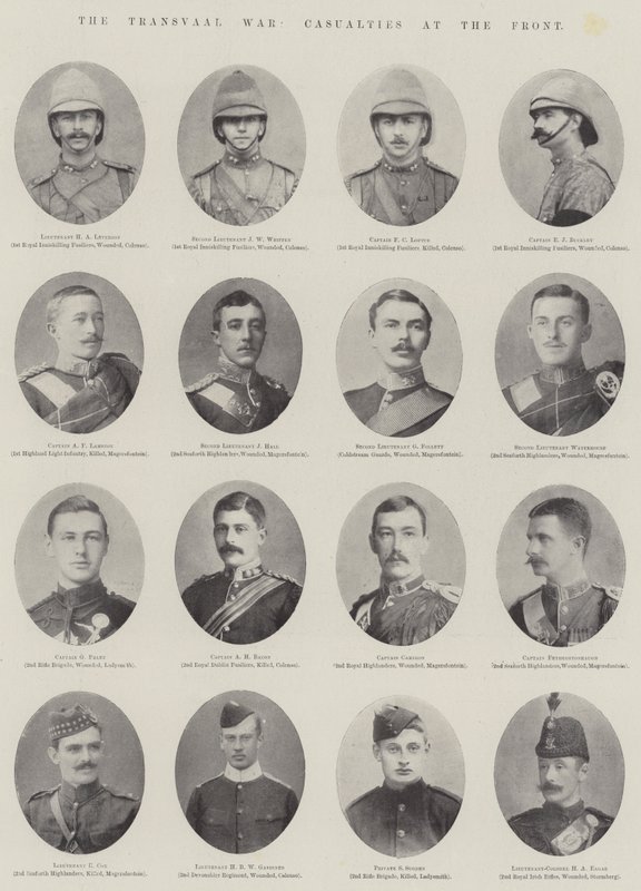 The Transvaal War, Casualties at the Front by English Photographer