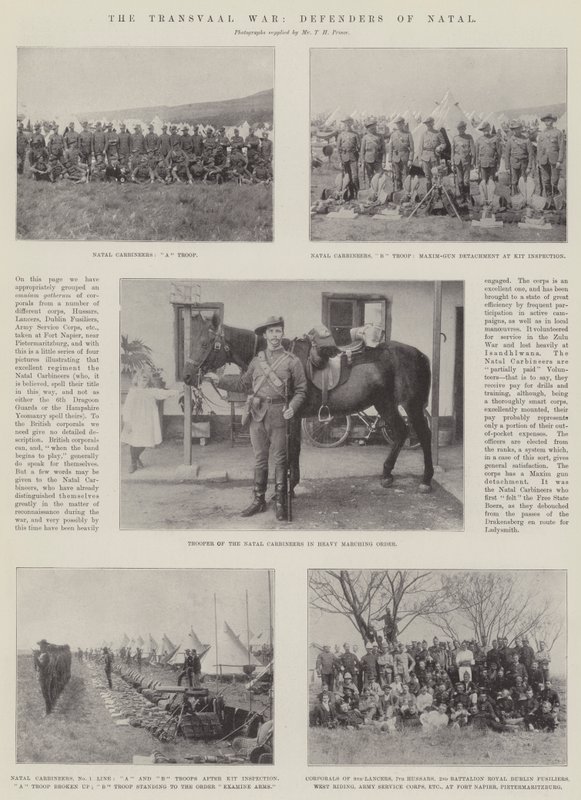 The Transvaal War, Defenders of Natal by English Photographer