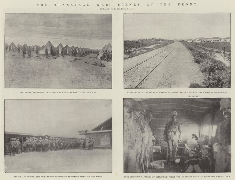 The Transvaal War, Scenes at the Front by English Photographer